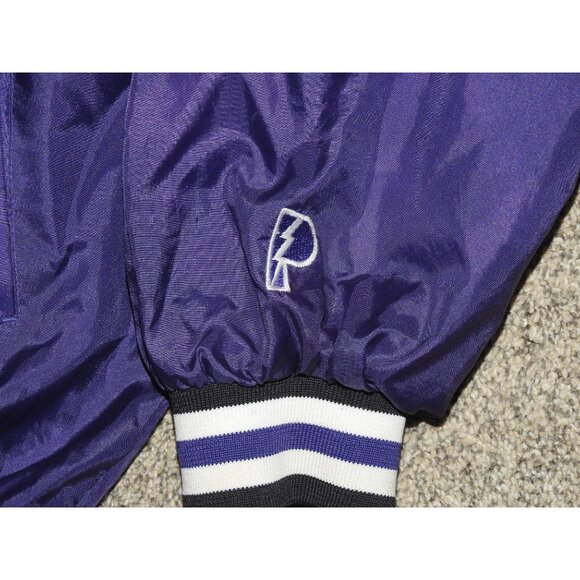 Vintage Pro Player Super Bowl XXXI 1997 Pullover Purple Windbreaker Jacket Large - Picture 3 of 8